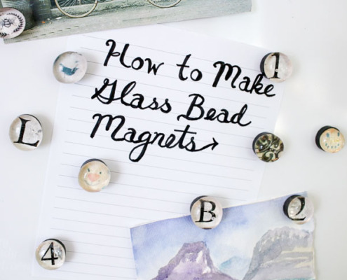 how to make glass bead magnets horizontal photo