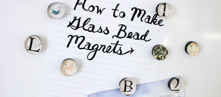 how to make glass bead magnets horizontal photo