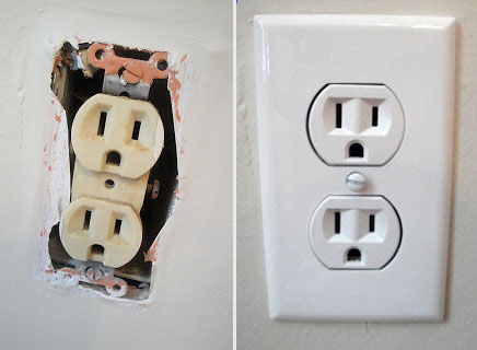 old outlet to new outlet