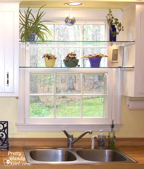 Glass Window Shelves