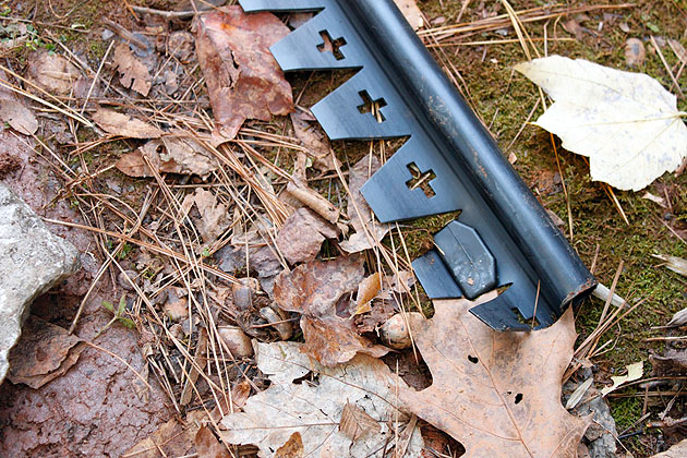 peg set in edging