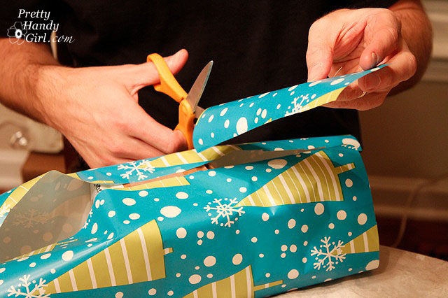 Fixing Common Gift Wrap Problems | OMG! So funny, you have to read this. | Pretty Handy Girl