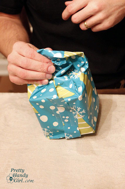 Fixing Common Gift Wrap Problems | OMG! So funny, you have to read this. | Pretty Handy Girl