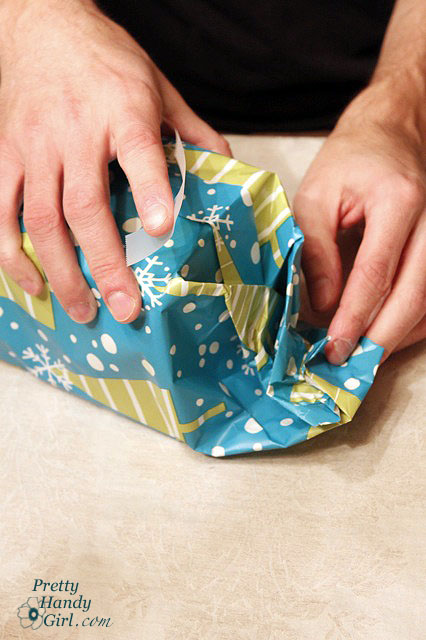 Fixing Common Gift Wrap Problems | OMG! So funny, you have to read this. | Pretty Handy Girl