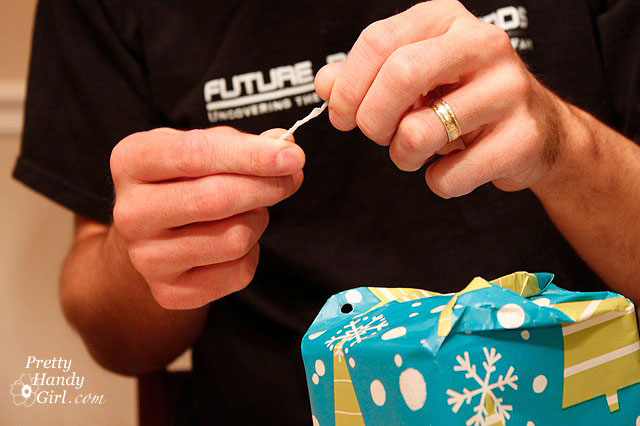 Fixing Common Gift Wrap Problems | OMG! So funny, you have to read this. | Pretty Handy Girl