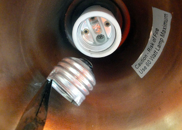 Removed-bulb-end