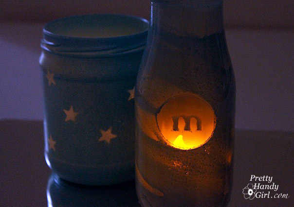 glowing-bottles