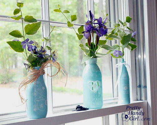 three-flower-bottles
