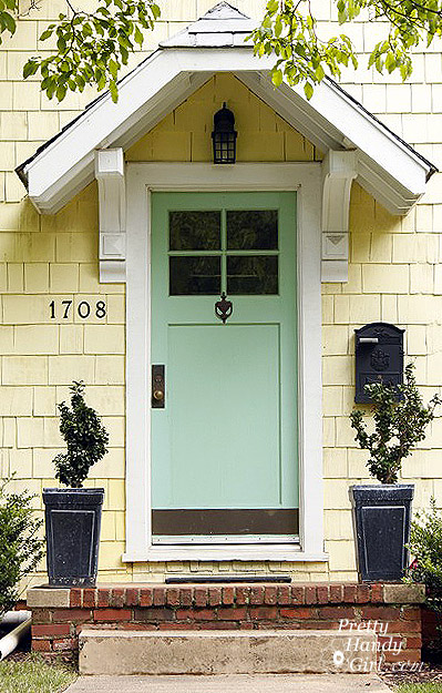 Colorful front doors
