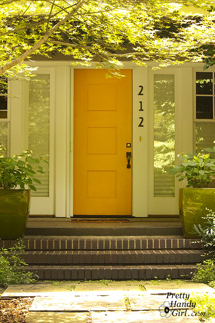 Colorful front doors