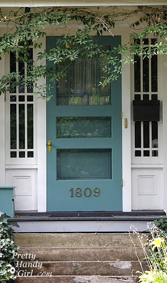 Colorful front doors