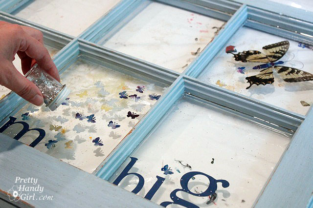 sprinkle_glitter Big Butterfly Window