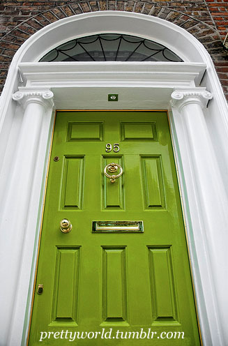 Colorful front doors
