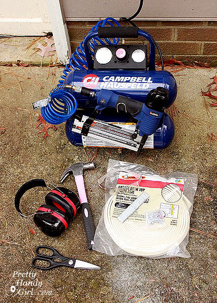 materials_for_garage weather stripping seal garage door tools
