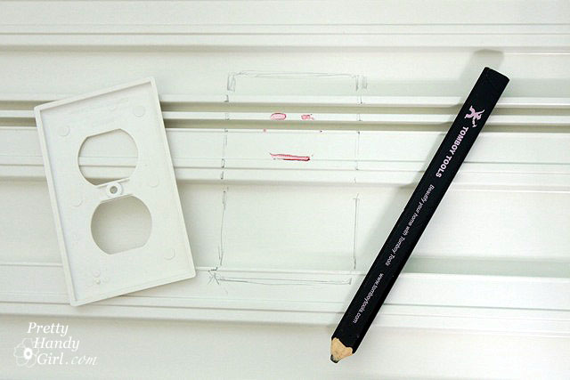 draw_around_outlet_face_plate How to Add an Outlet Extender