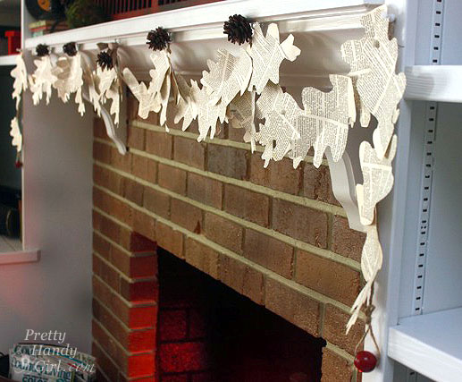 Book_Page_Oak_leaf_garland