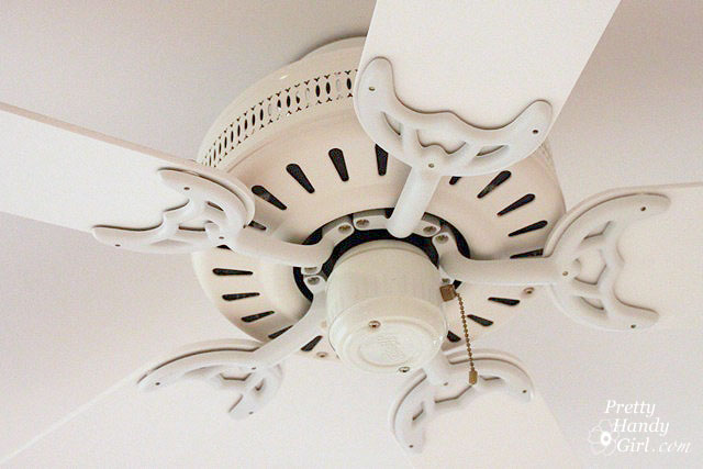 white_ceiling_fan Update Your Ceiling Fan with Paint