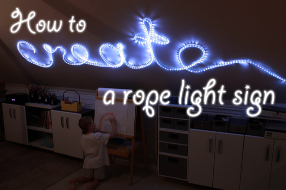 how-to-create-rope-light-sign-art how to create a rope light word wall art sign