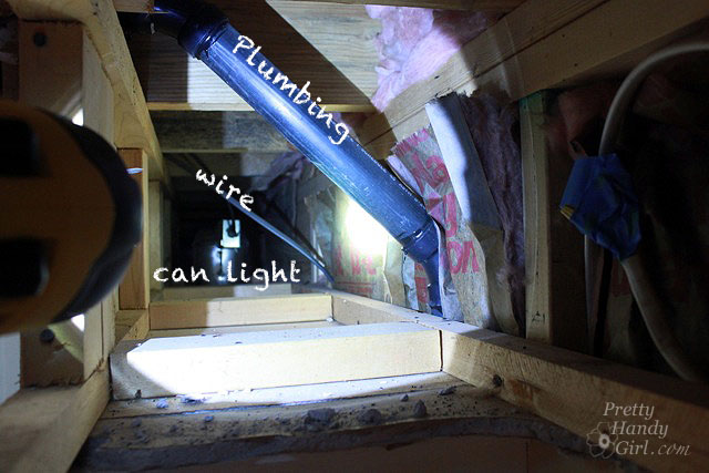 peek_inside_soffit How to Remove a Soffit - Kitchen Renovation Update