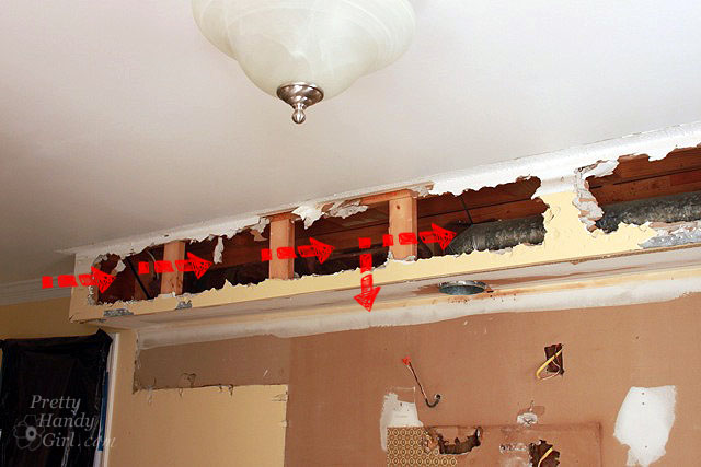 planning_cuts How to Remove a Soffit - Kitchen Renovation Update