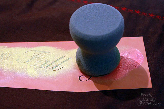 pounce_paint_onto_stencil