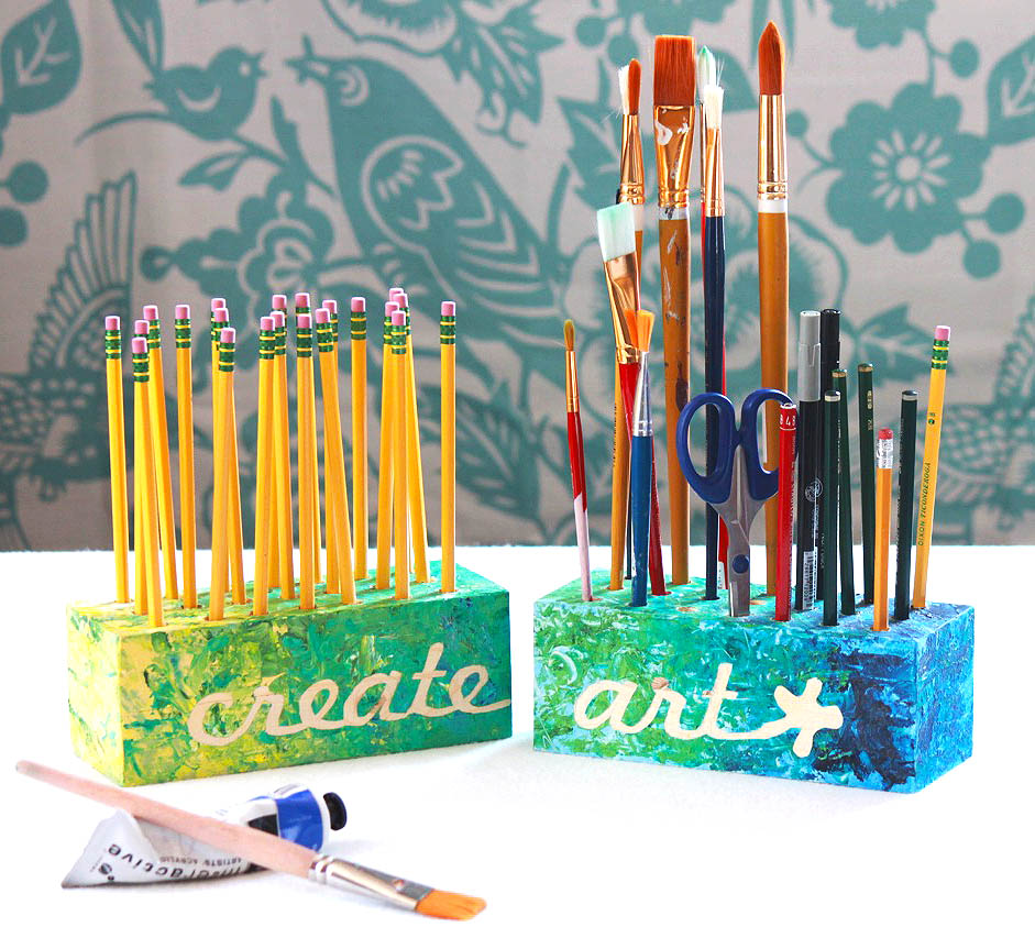 Create Art Utensil and Pencil holders