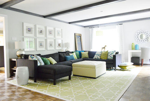Young House Love's Living Room