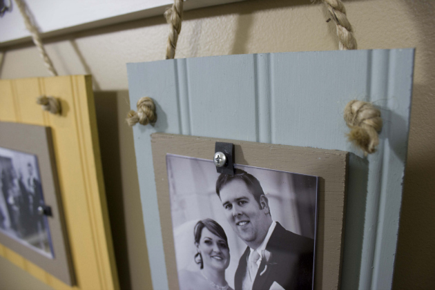 DIY Beadboard Picture Frames