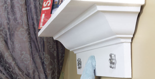 How to Build a Shelf With Crown Molding
