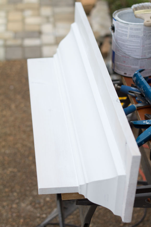How to Build a Shelf With Crown Molding