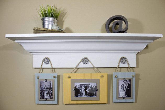 DIY Beadboard Picture Frames