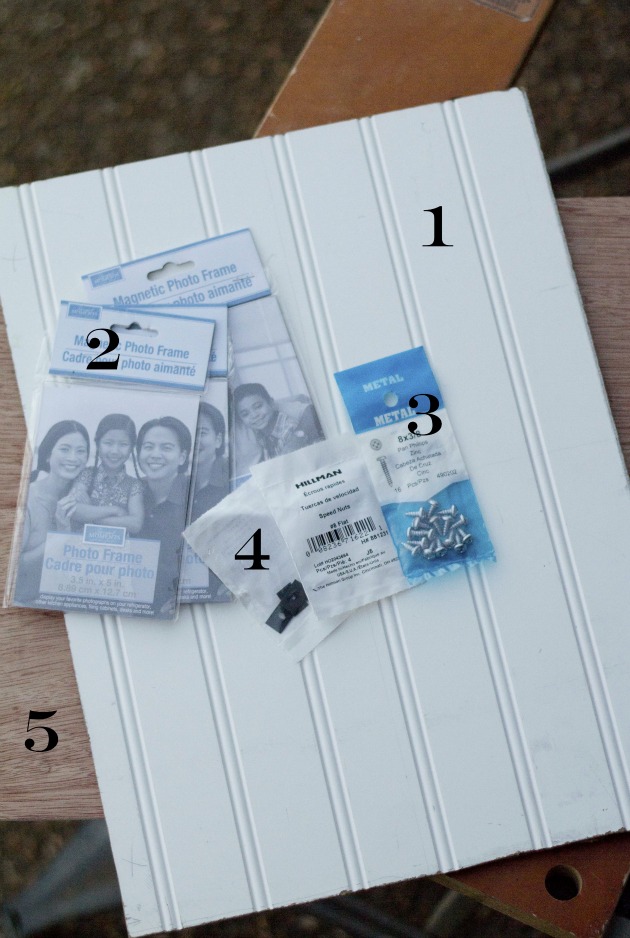 DIY Beadboard Picture Frames