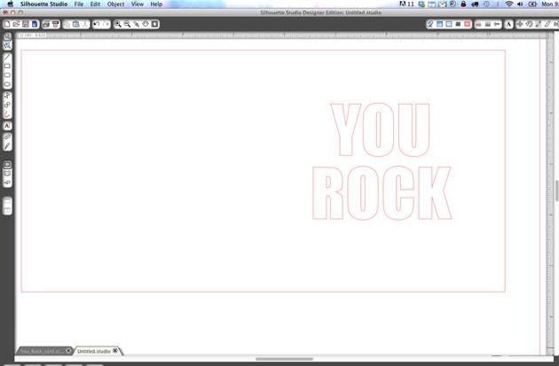 You Rock 3-D Card | Pretty Handy Girl