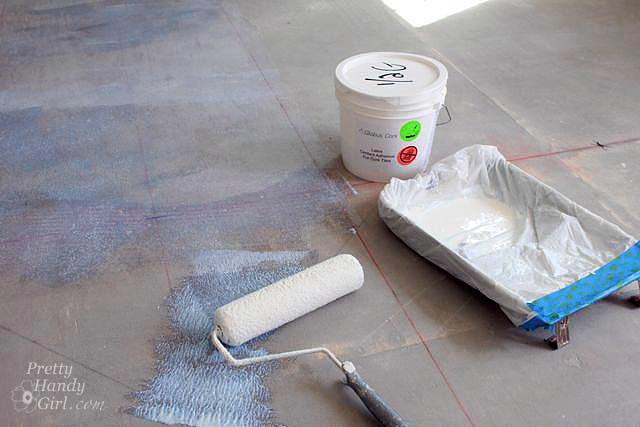 apply_adhesive_to_floor