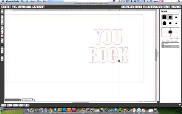 You Rock 3-D Card | Pretty Handy Girl