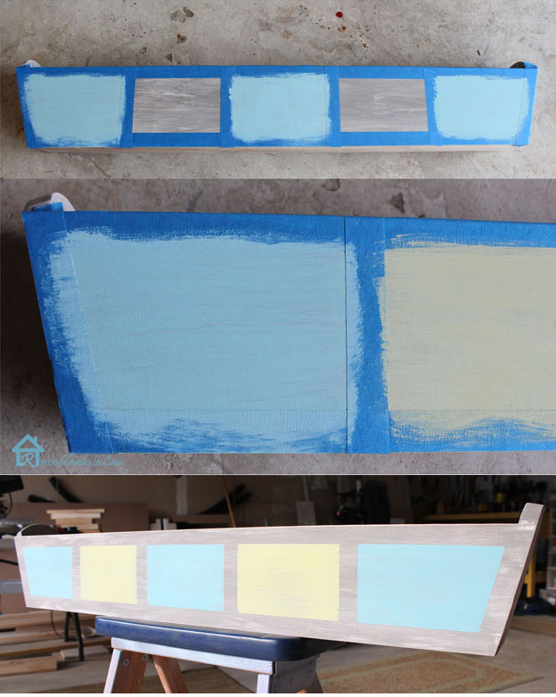 herb box with colored squares