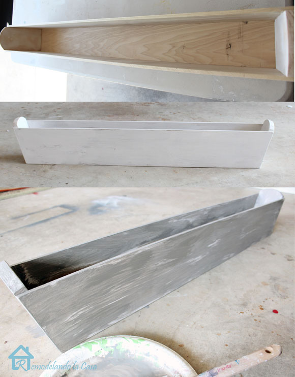 painting herb planter