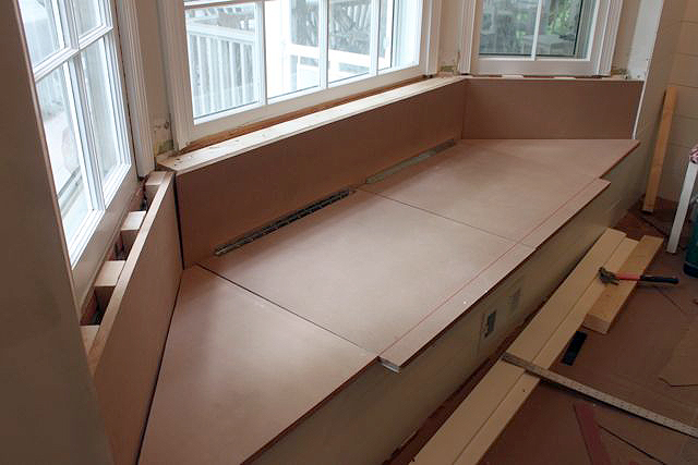 mdf panels cut window seat