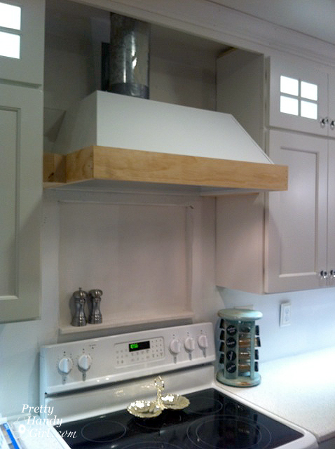 How to Build a Custom Wood Range Hood by Pretty Handy Girl