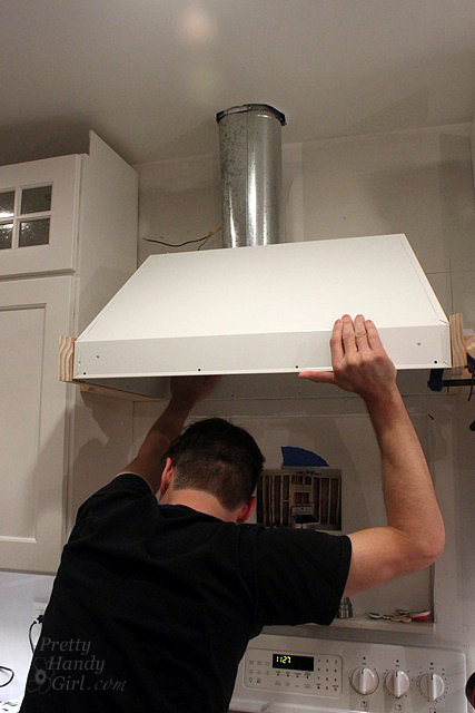 How to Build a Custom Wood Range Hood by Pretty Handy Girl