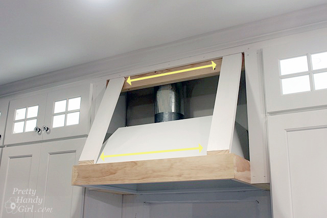 How to Build a Custom Wood Range Hood by Pretty Handy Girl