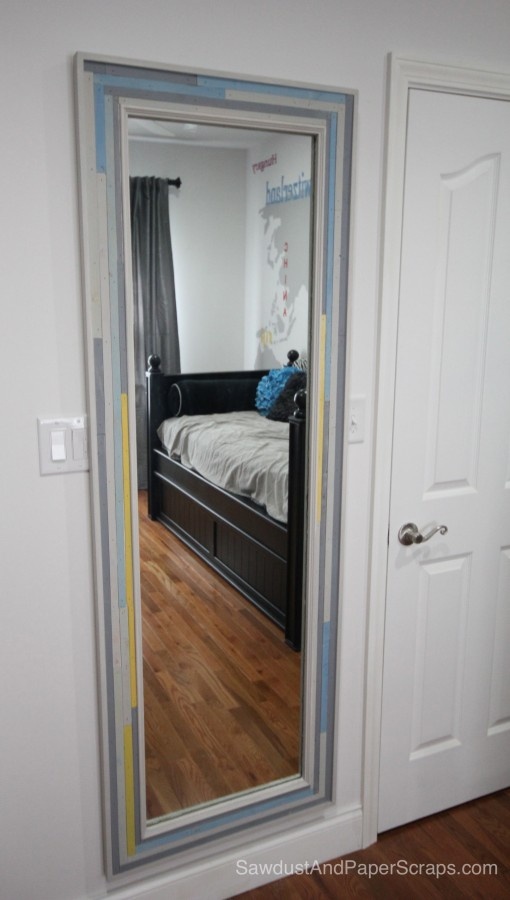 Cool DIY Framed Mirror | 30 Amazing DIY Mirrors