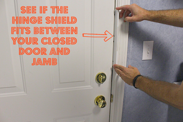 Check Hinge Shield Fit