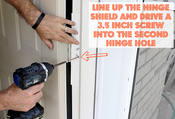 Hinge Shield Install