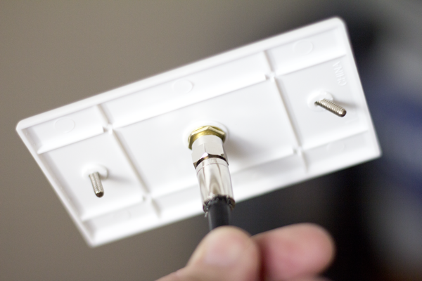 Wall Plate Cable Installation