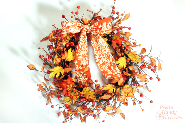 Easy Fall Wreath Tutorial