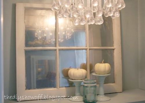 Vintage Window Mirror | 30 Amazing DIY Mirrors