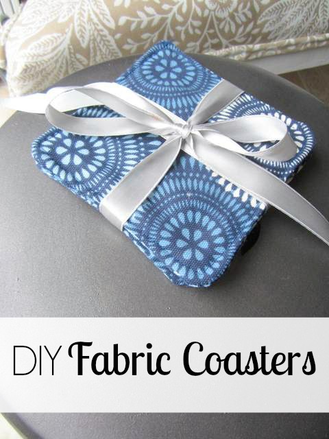 DIY Fabric Coasters DIY Fabric Coasters