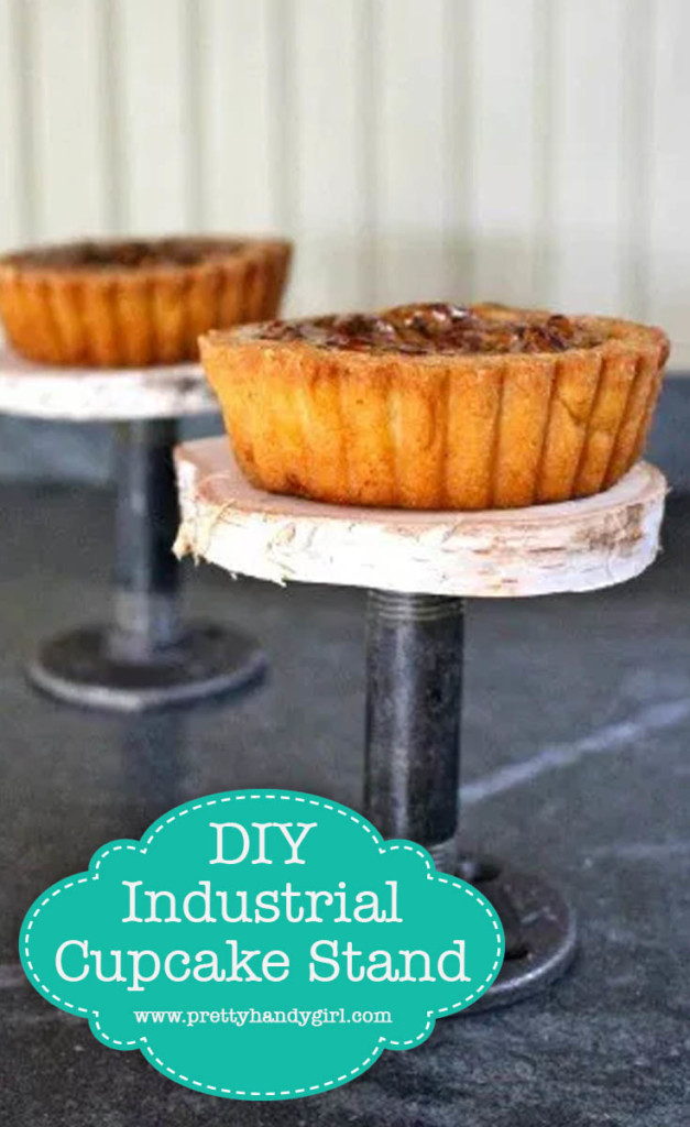 DIY Industrial Cupcake Stands