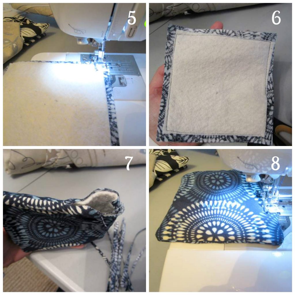 DIY Fabric Coasters DIY Fabric Coasters